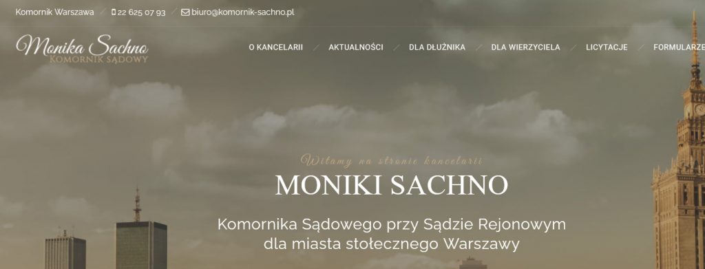 Komornik Monika Sachno