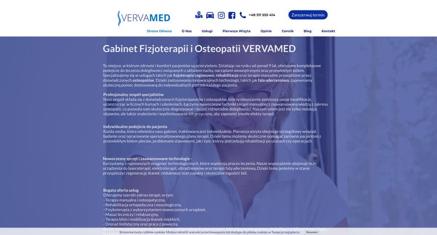 Terapia manualna Warszawa Tarchomin